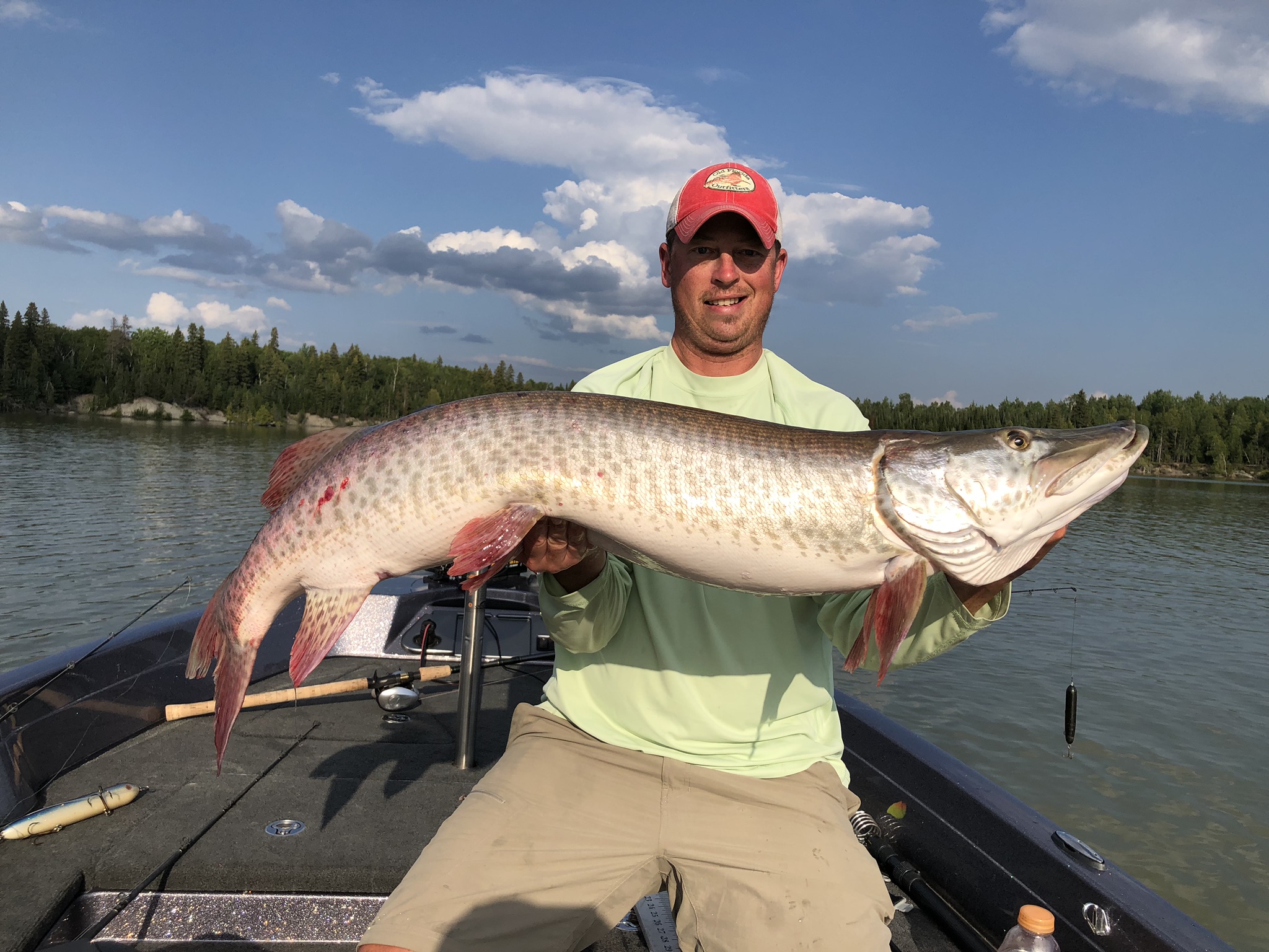 48.5 inch muskie on Lake X in Ontario on 08/02/2019 | MuskieFIRST